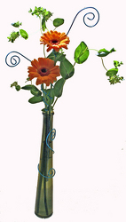 Whimsical Gerber bud vase from The Posie Shoppe in Prineville, OR