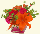 Color cube bouquet 