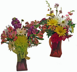 Burst of color bouquet from The Posie Shoppe in Prineville, OR