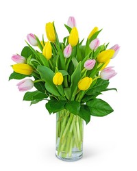 Strawberry Lemonade Deluxe Tulips from The Posie Shoppe in Prineville, OR