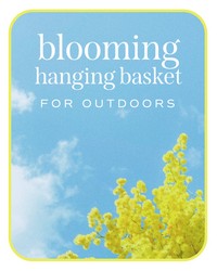 Outdoor Blooming Hanging Basket from The Posie Shoppe in Prineville, OR