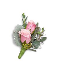 Glossy Boutonniere from The Posie Shoppe in Prineville, OR