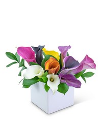 Calming Calla Lilies from The Posie Shoppe in Prineville, OR