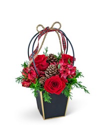 Piney Rose Holiday Tote from The Posie Shoppe in Prineville, OR