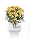 Yellow vased arrangement