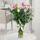 Mixed dozen rose bouquet 