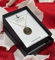 Silver Anchor Designs Love You More Necklace from The Posie Shoppe in Prineville, OR
