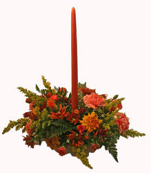 Fall celebration centerpiece from The Posie Shoppe in Prineville, OR