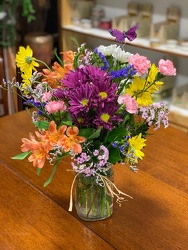 Cheerful Butterfly vase from The Posie Shoppe in Prineville, OR