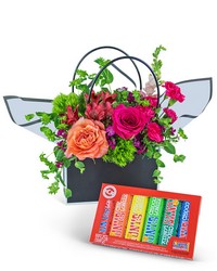 Chocolate-Covered Roses Blooming Tote Ensemble from The Posie Shoppe in Prineville, OR