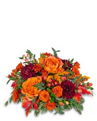 Persimmon Gathering Centerpiece from The Posie Shoppe in Prineville, OR