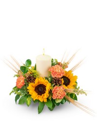 Sunny Abundance Centerpiece from The Posie Shoppe in Prineville, OR