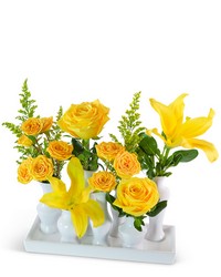You Are My Sunshine Bud Vase Blooms from The Posie Shoppe in Prineville, OR