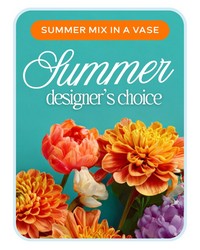 Designer's Choice Summer in a Vase from The Posie Shoppe in Prineville, OR