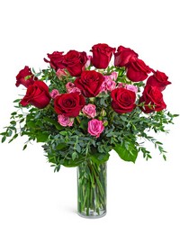 Kiss Me Dozen Roses from The Posie Shoppe in Prineville, OR