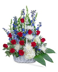 Freedom Tribute Basket from The Posie Shoppe in Prineville, OR