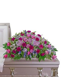 Gracefully Majestic Casket Spray from The Posie Shoppe in Prineville, OR