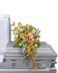 Wind Beneath My Wings Casket Scarf from The Posie Shoppe in Prineville, OR