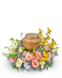 Wind Beneath My Wings Urn Surround from The Posie Shoppe in Prineville, OR