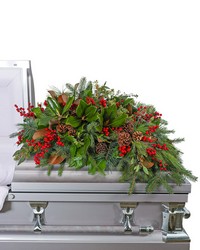 Spirit in the Sky Casket Spray from The Posie Shoppe in Prineville, OR