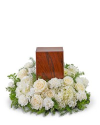 Angels Among Us Urn Surround from The Posie Shoppe in Prineville, OR