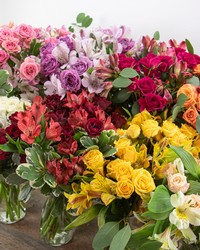 Alstroemeria & Spray Rose Monochromatic Bouquet from The Posie Shoppe in Prineville, OR