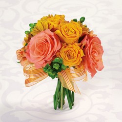 Rosy rewards hand-tied bouquet from The Posie Shoppe in Prineville, OR