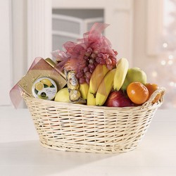 Fruit and gourmet basket from The Posie Shoppe in Prineville, OR